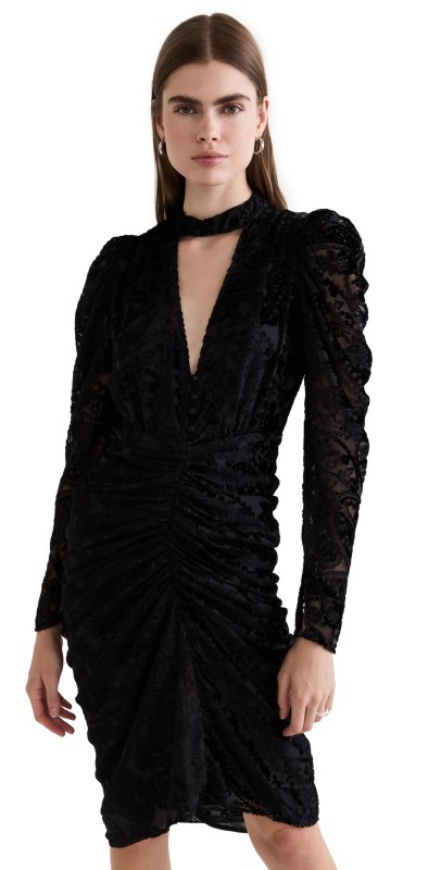 ROCOCO SAND Sade Midi Dress Black