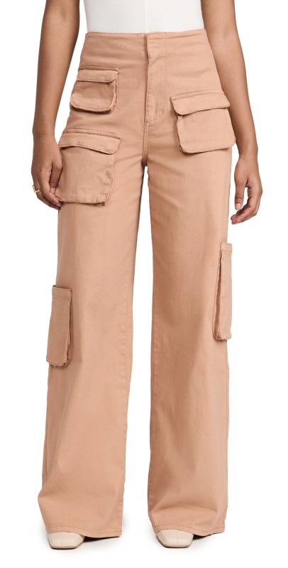 AFRM Maxwell Wide Leg Cargo Pants Olive