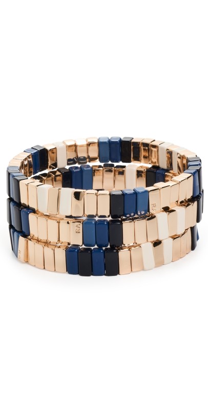 Roxanne Assoulin Well Done Bracelets Set of 3 Navy