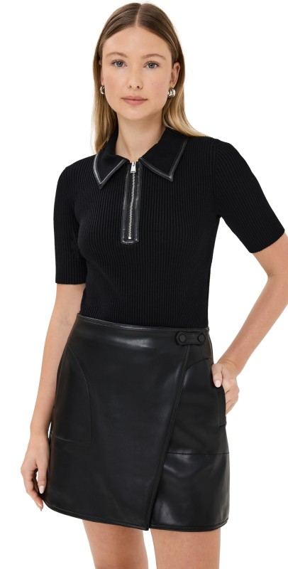 SIMKHAI Ettalyn Mini Dress Black
