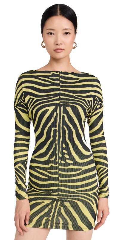 Dur Doux Etosha Mini Dress Yellow/Black