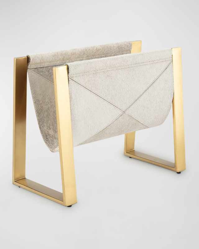 Andres Hair On Hide Magazine Rack