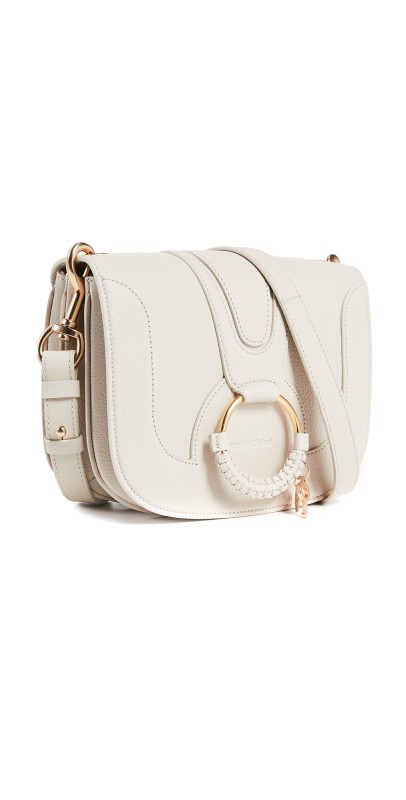 See by Chloe Hana Small Saddle Bag Cement Beige