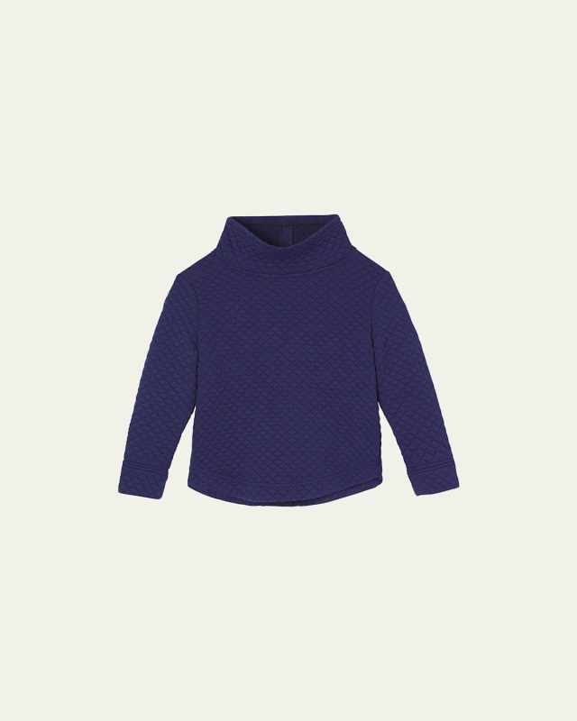 Girl's Wren Quilted Pullover, Size 5-14