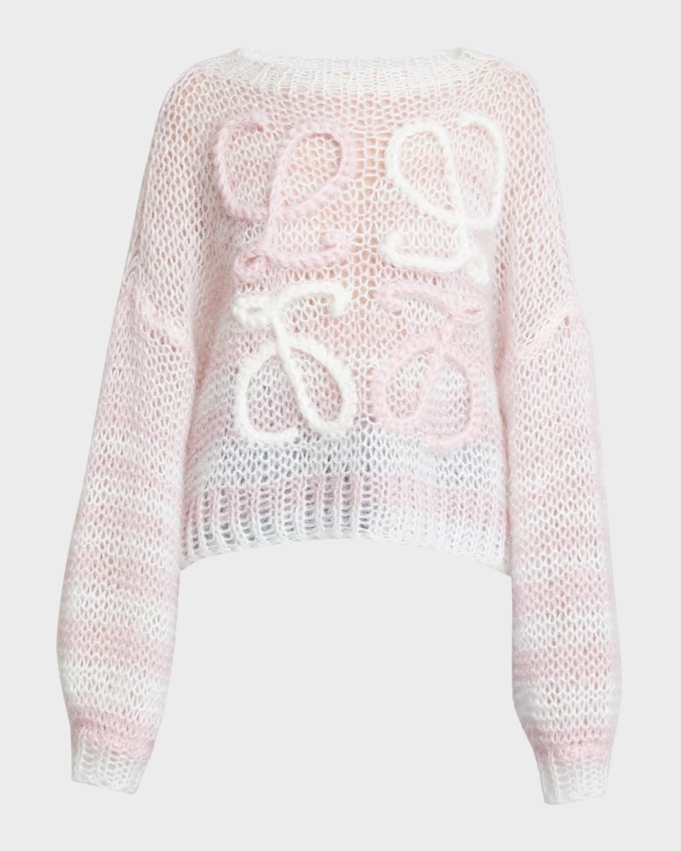 Striped Anagram Knit Sweater