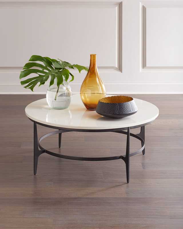 Avondale Round Metal Coffee Table