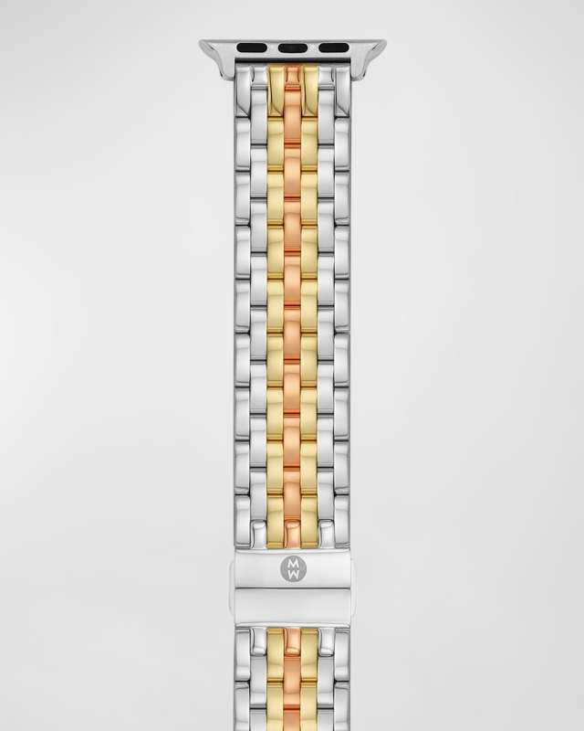 Apple Watch 7-Link Bracelet Strap in Tri-Tone