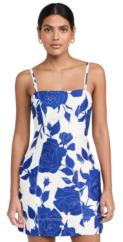 Aje Belonging Mini Dress Neo Rose