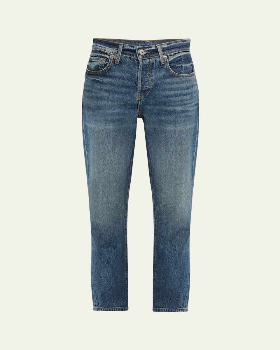 Nori 5-Pocket Slouchy Straight-Leg Denim Jeans
