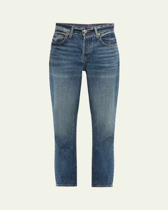 Nori 5-Pocket Slouchy Straight-Leg Denim Jeans