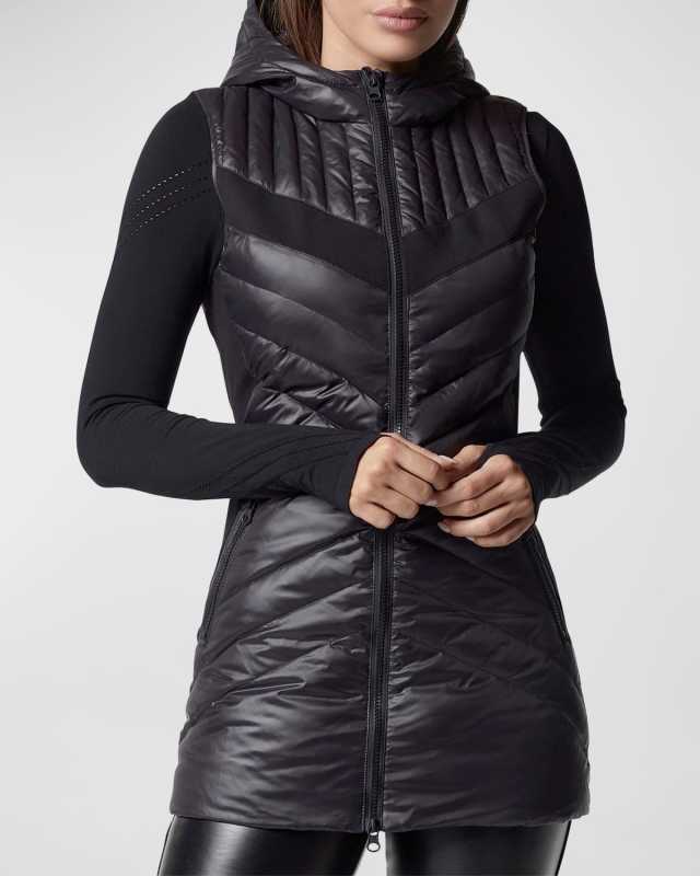 Ponte Elongated Puffer Vest
