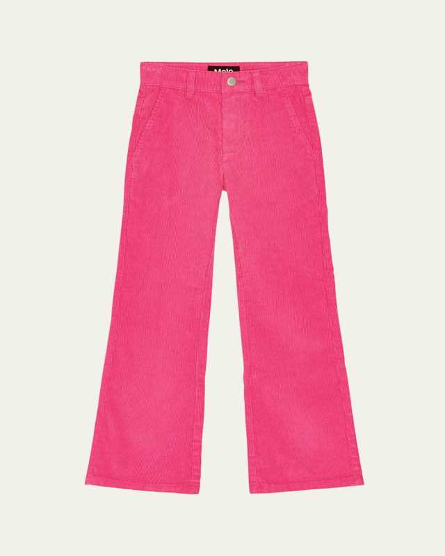 Girl's Aida Ribbed Pants, Size 8-16