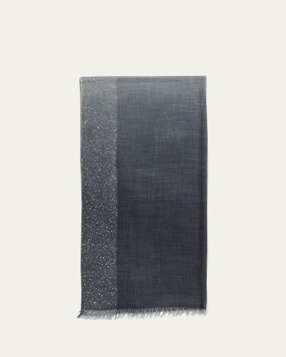 Dania Gradient Wool-Silk Scarf