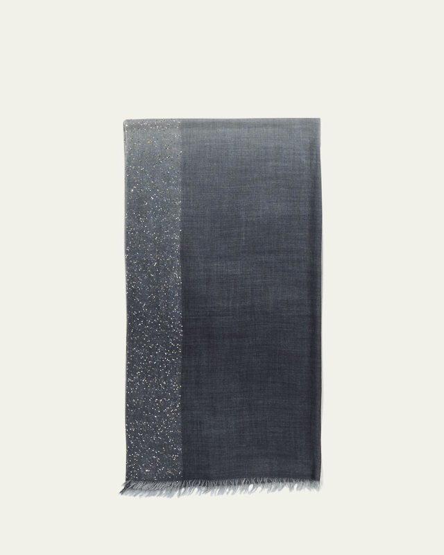 Dania Gradient Wool-Silk Scarf