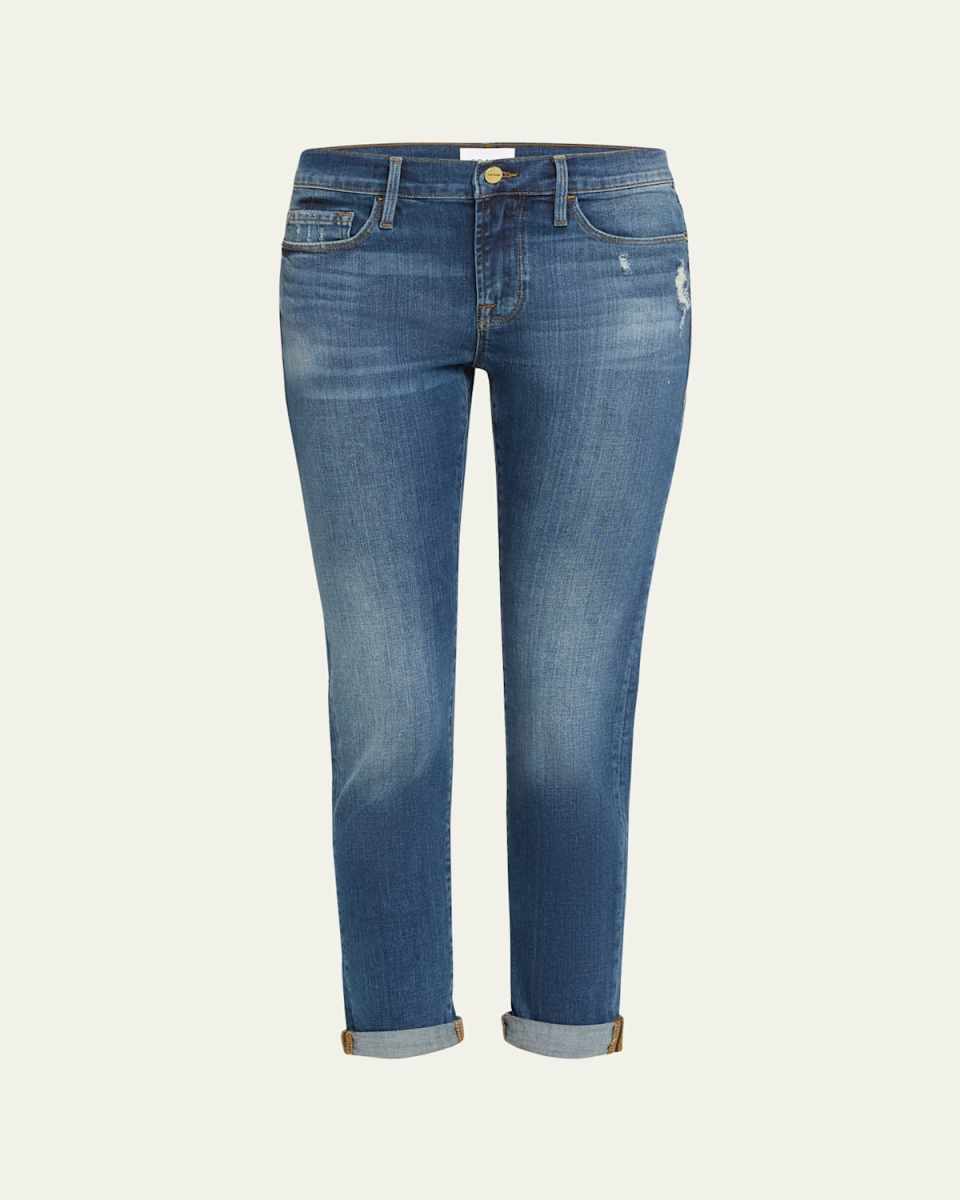 Le Garcon Cropped Boyfriend Jeans