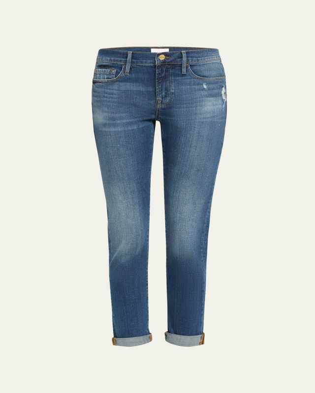 Le Garcon Cropped Boyfriend Jeans
