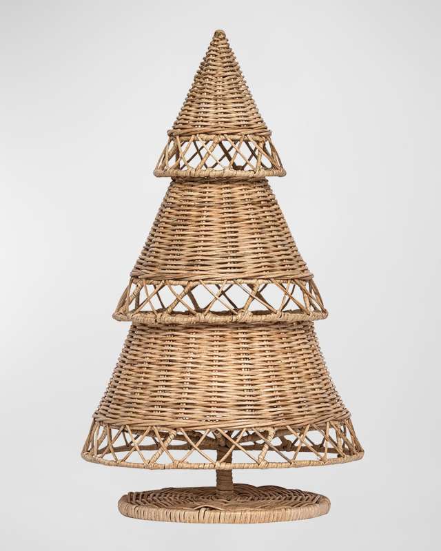 Provence Rattan Whitewash 24-Inch Tree