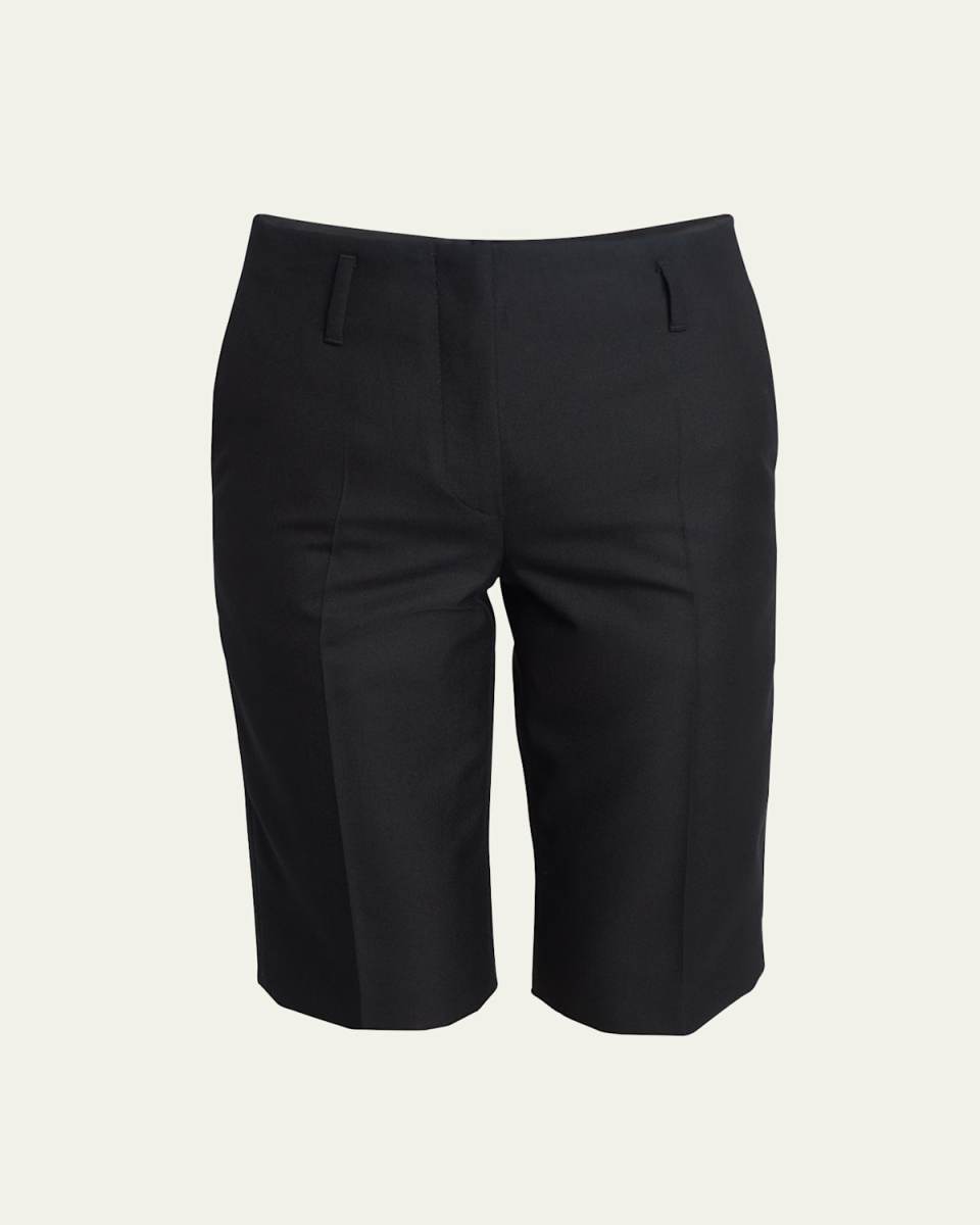Parchia Long Wool Shorts