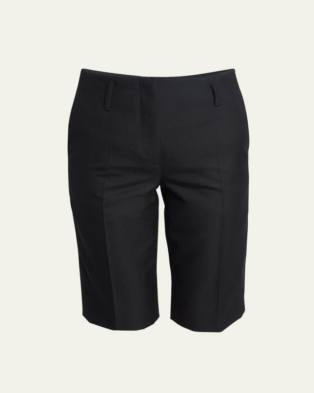 Parchia Long Wool Shorts