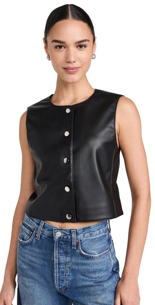 WAYF Davin Vest Black