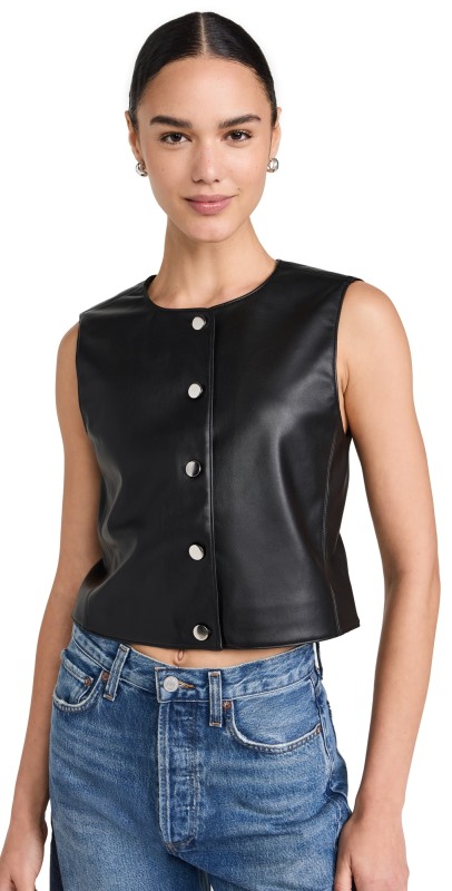 WAYF Davin Vest Black