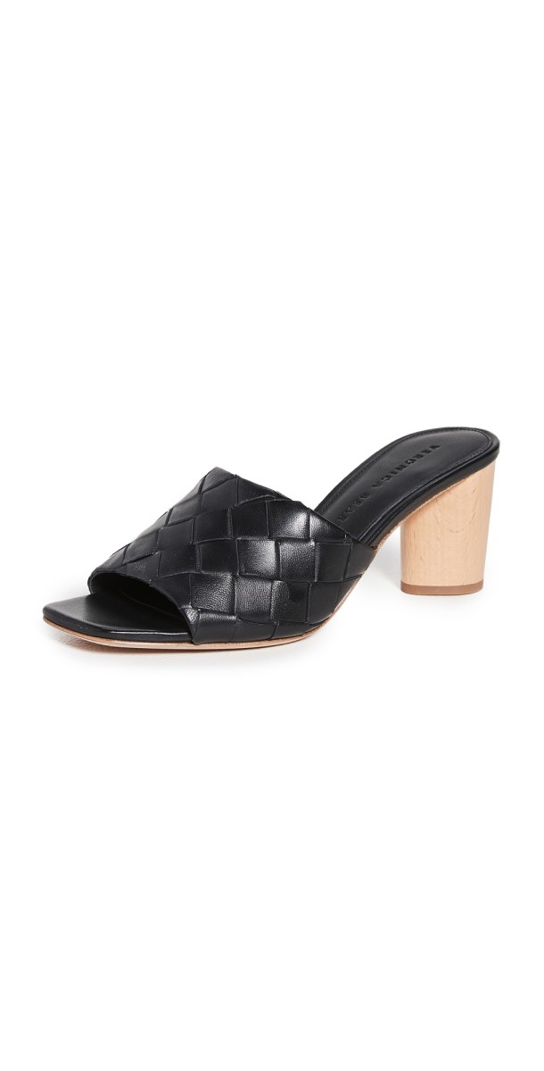 Veronica Beard Kiele Mules Black