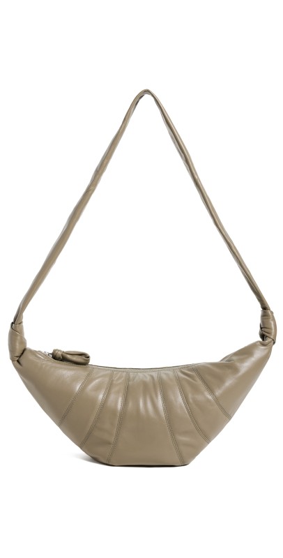 Lemaire Medium Croissant Bag Dark Sage
