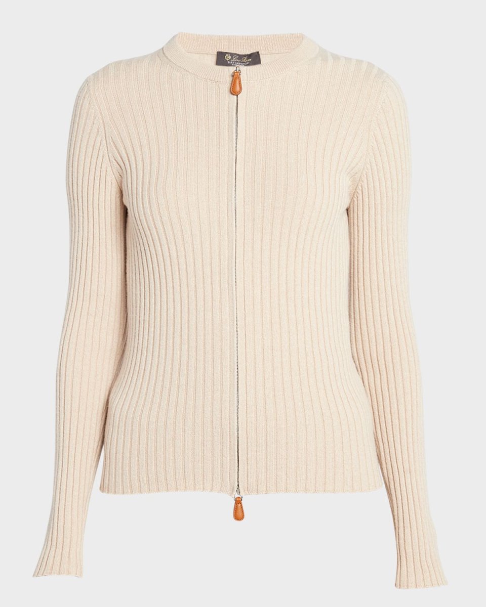 Lago Sirio Cashmere Zip-Up Jacket