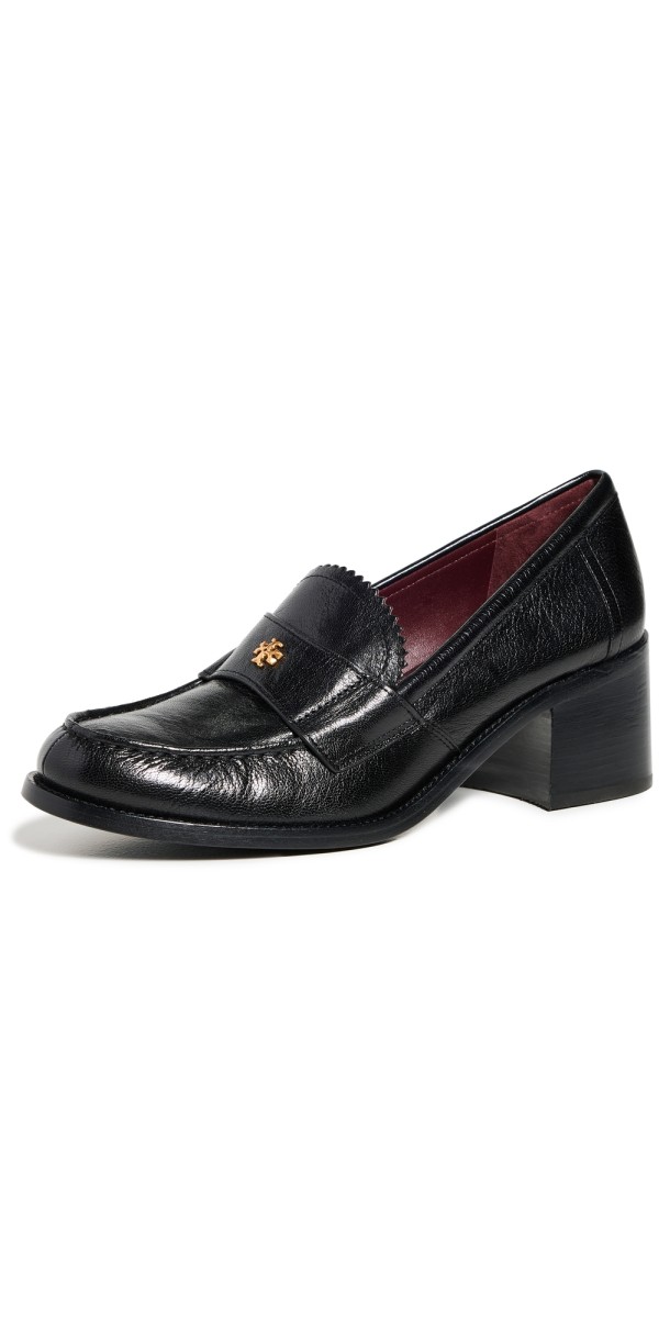 Tory Burch Classic Heeled Loafers 55mm Perfect Black