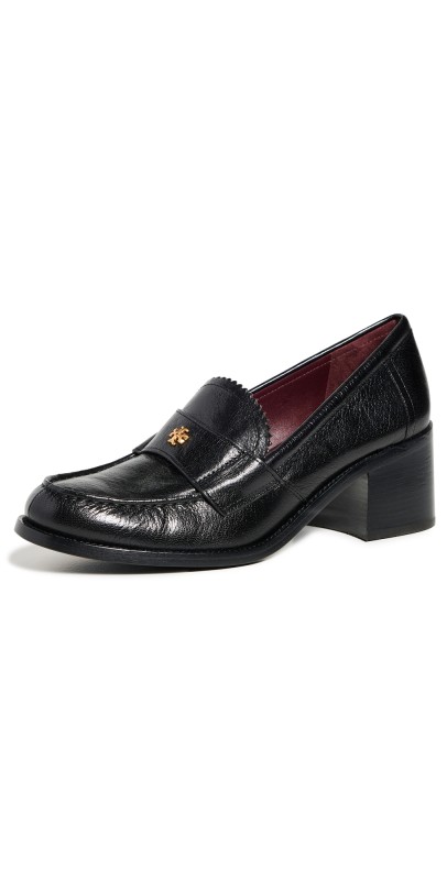 Tory Burch Classic Heeled Loafers 55mm Perfect Black