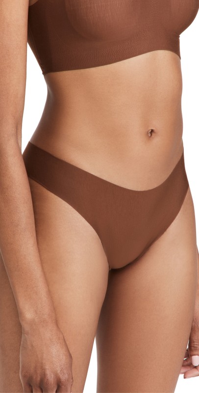 Commando Butter Mid Rise Thong Toffee
