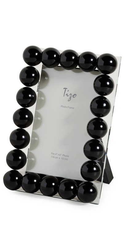 Tizo Design Crystal Glass Ball Frame 4x6 Black
