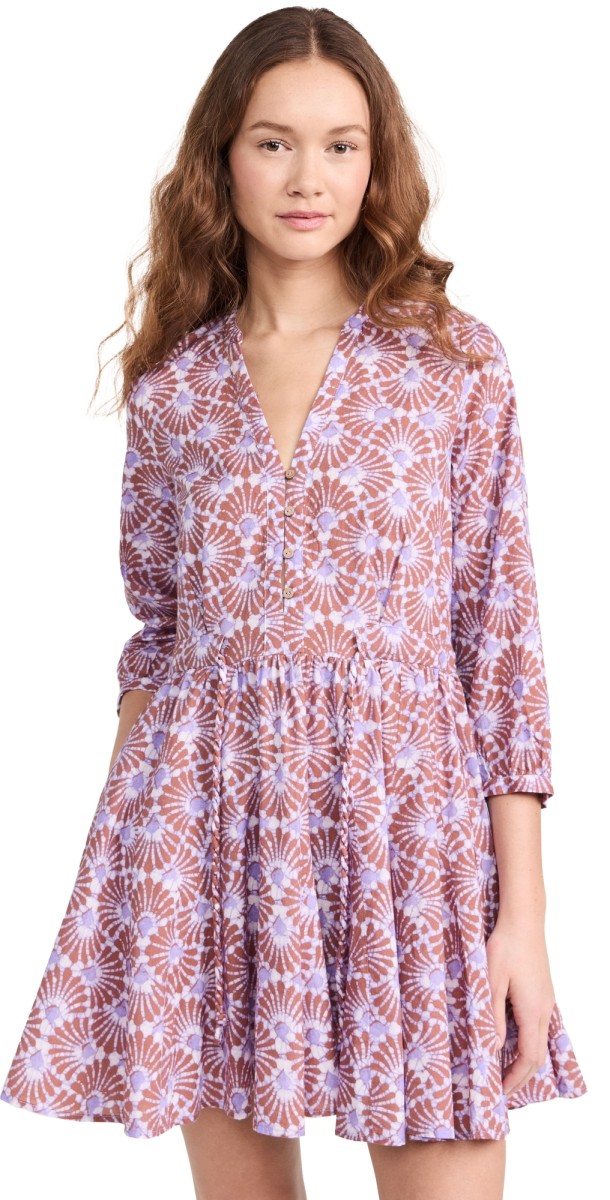 XIRENA Jennings Dress Violet Shells