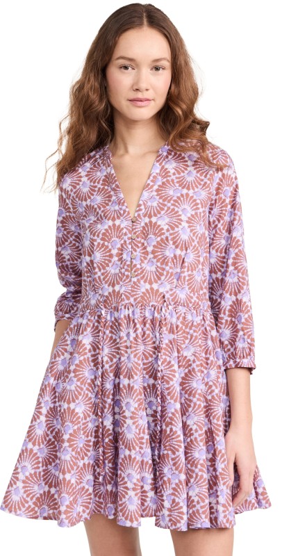 XIRENA Jennings Dress Violet Shells