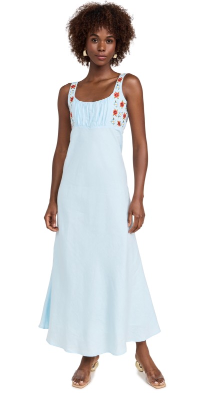 Fanm Mon Lulu Dress Light Lagoon
