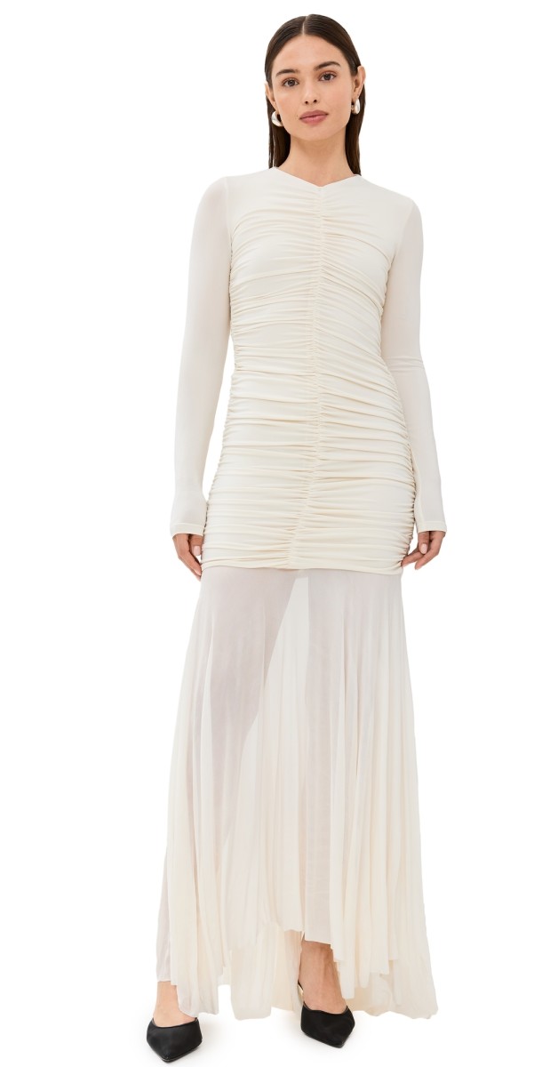 A. L.C. Fawn Dress White