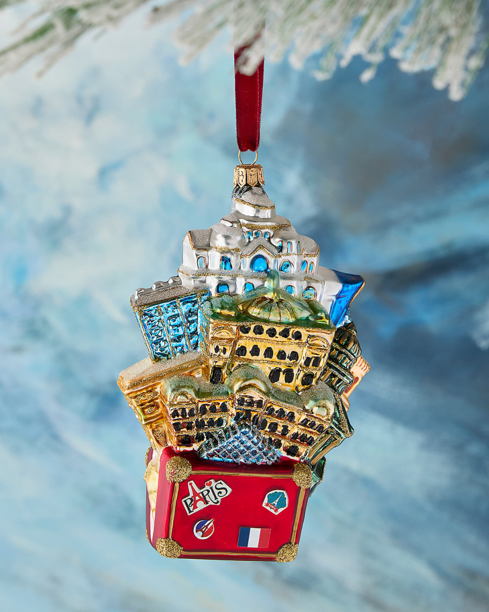 Paris Landscape Christmas Ornament