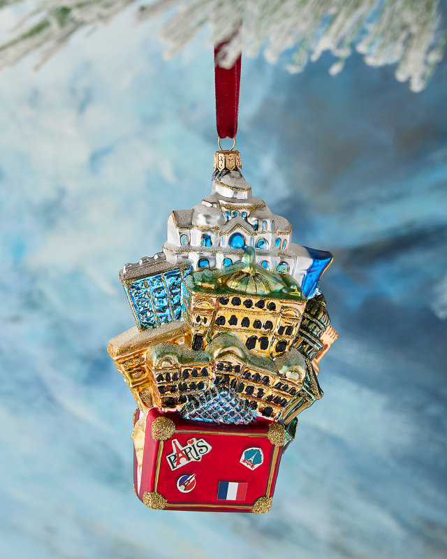 Paris Landscape Christmas Ornament