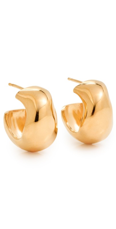 AGMES Small Celia Hoops Gold