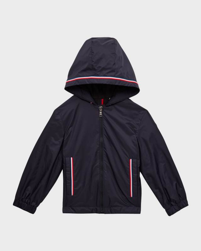 Boy's Granduc Tricolor Trim Jacket, Size 4-