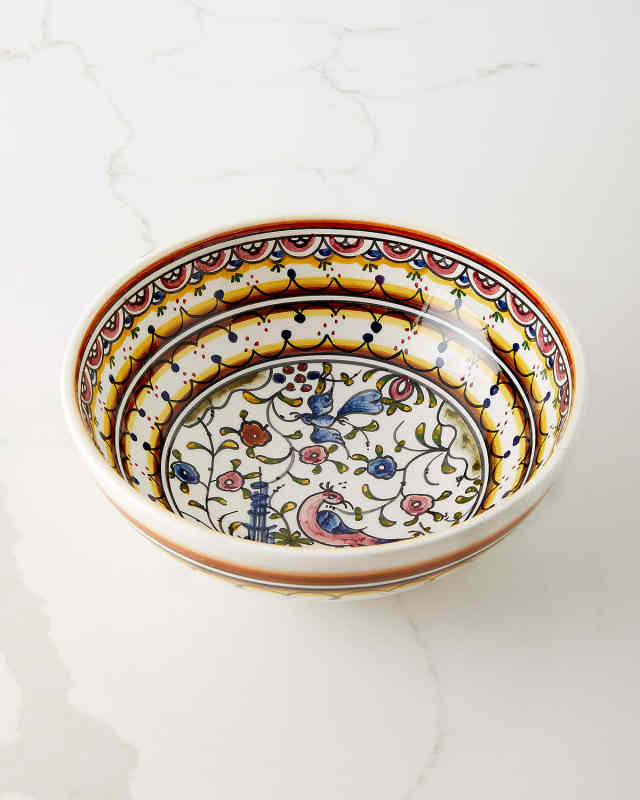Four Pavoes Cereal Bowls