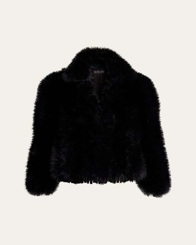 Shrunk Faux Fur Jacket