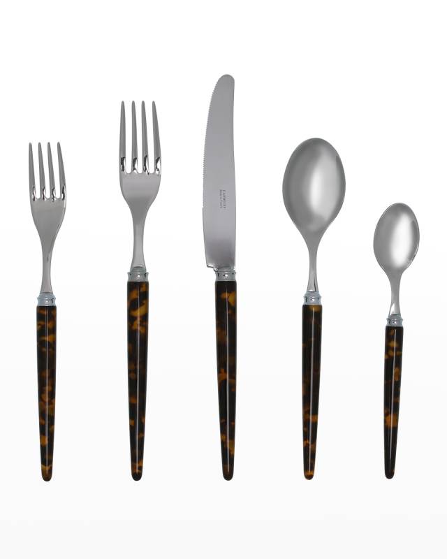 Tang 5-Piece Place Setting, Tortoise