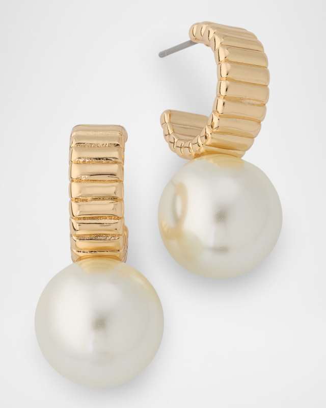 The Swan Hoop Earrings