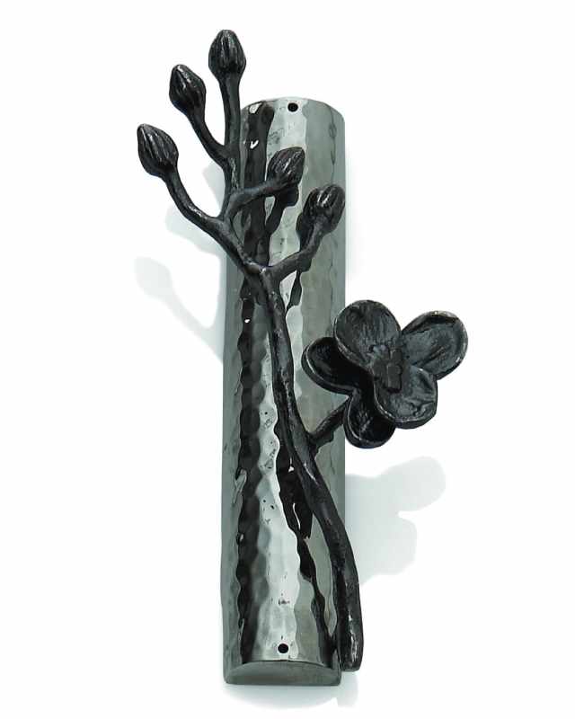 "Black Orchid" Mezuzah