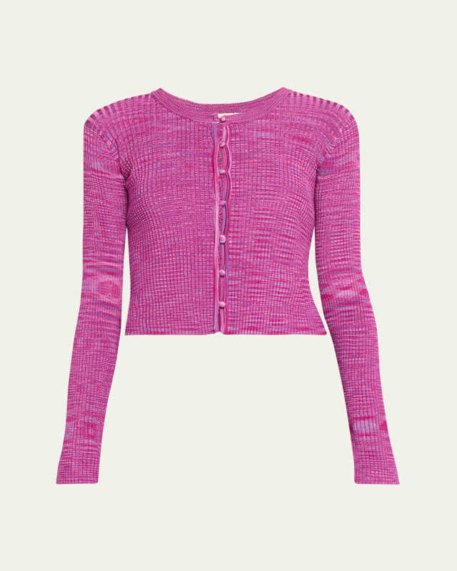 Angeline Heathered Knit Cardigan