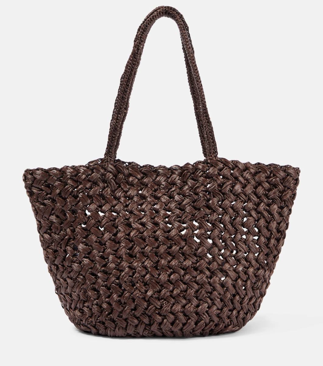 The Row Estelle raffia tote bag