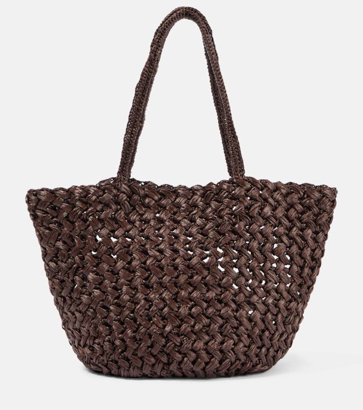 The Row Estelle raffia tote bag