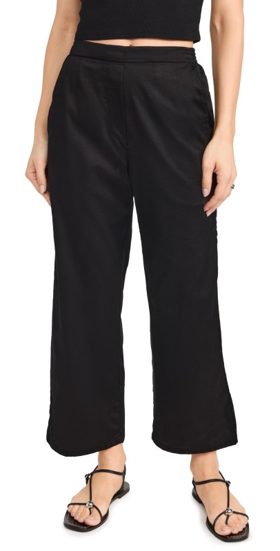 Leset Yoko Crop Painter Pants Black