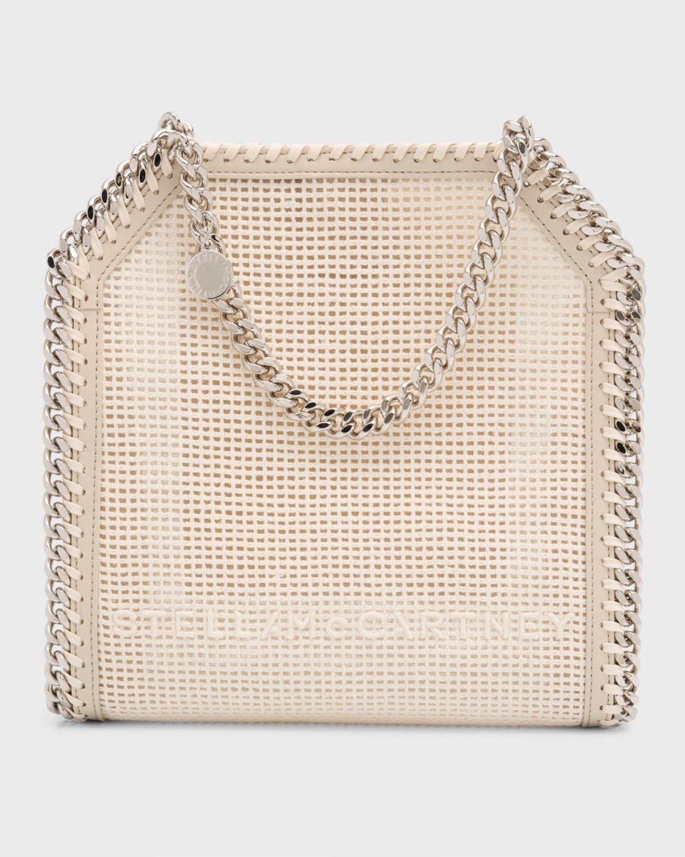 Falabella Mini Tiny Mesh Vegan Leather Tote Bag